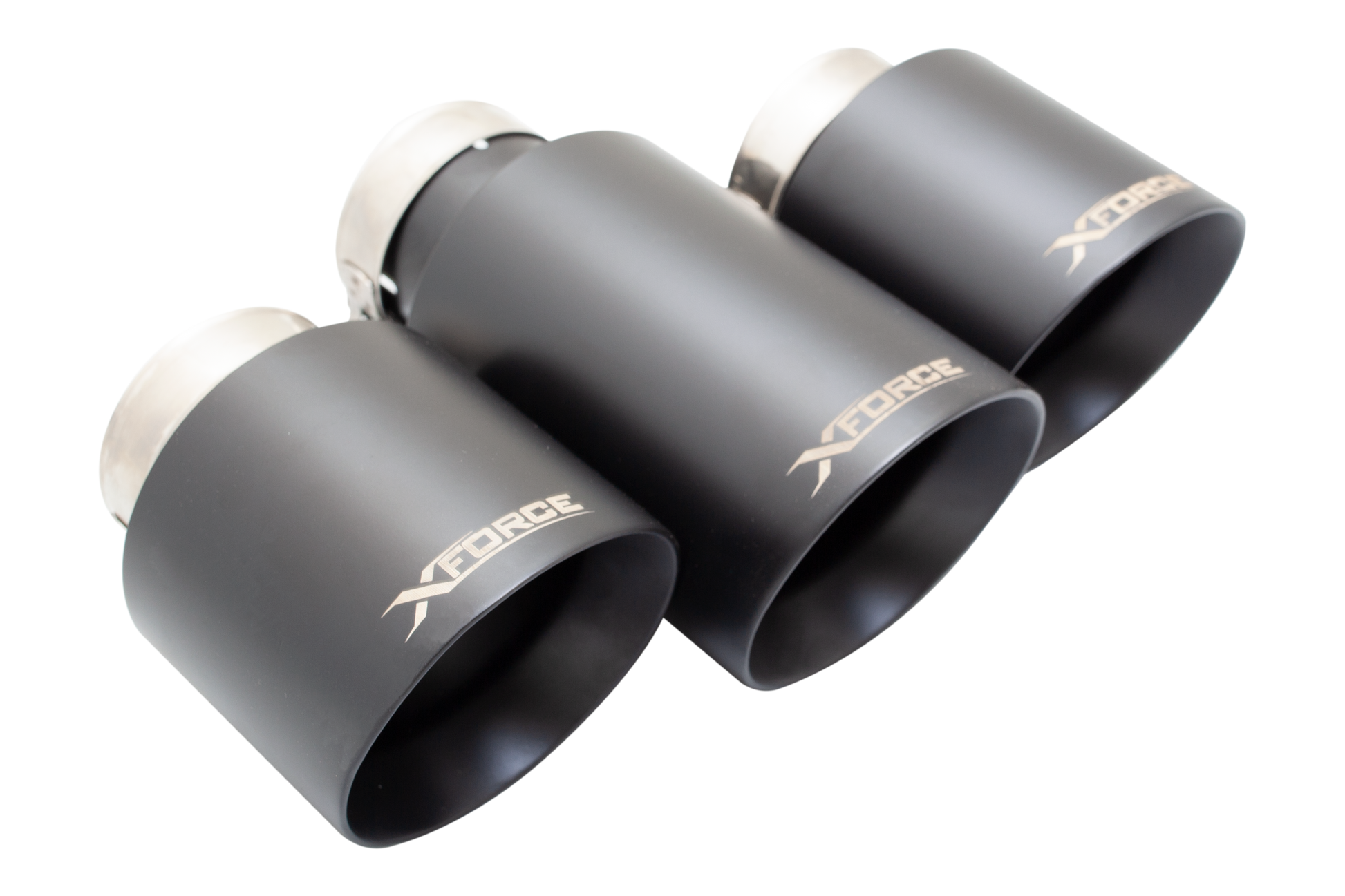 4" Black Tips (for Xforce system only, will NOT fit OEM) - ESHCR17BLKTIP