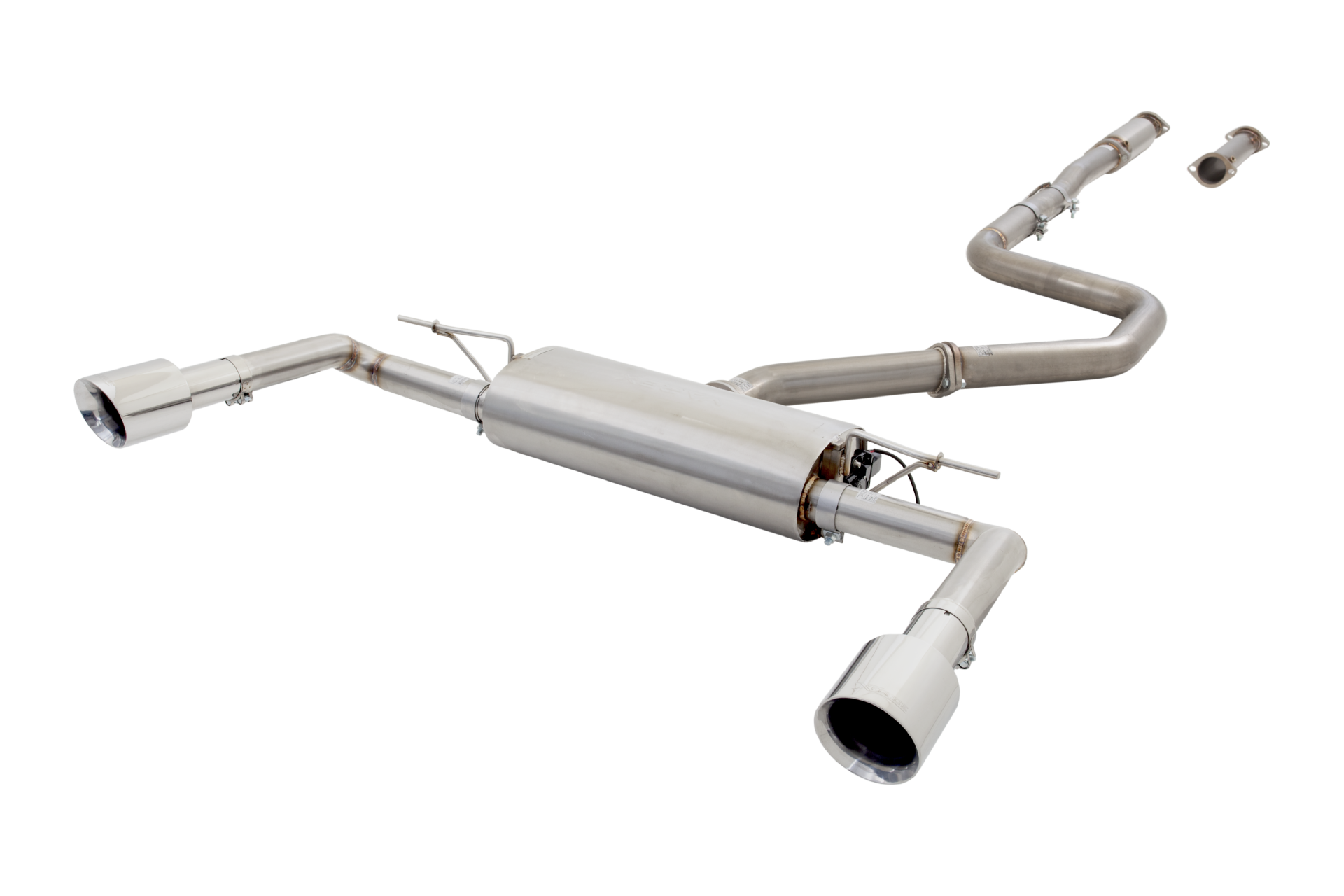 3" Cat-Back System with Varex Muffler, 304 Stainless Steel - ESHY34VKCS