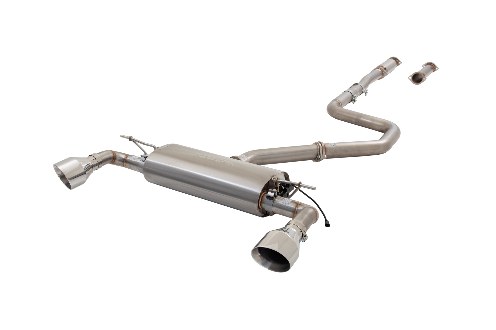 3" Cat-Back System with Varex Muffler, 304 Stainless Steel - ESHY36VKCS