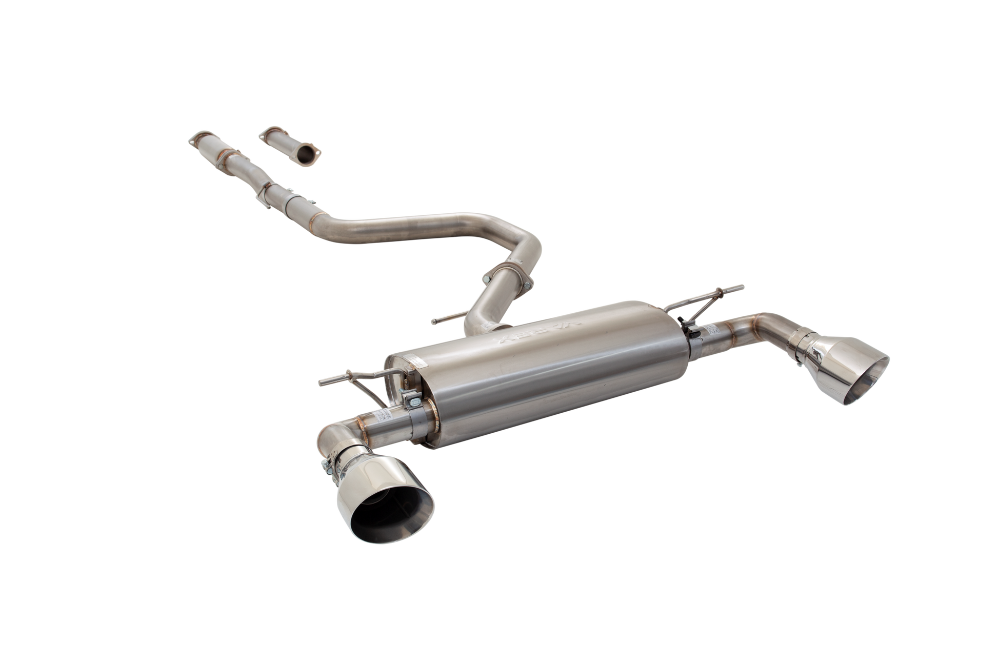 3" Cat-Back System with Varex Muffler, 304 Stainless Steel - ESHY36VKCS