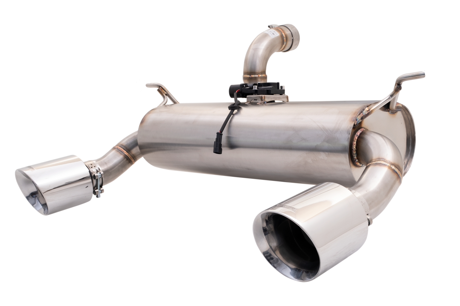 2.5" Axle-Back System with Varex Muffler, 304 Stainless Steel - ESJW18VKCS