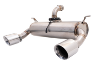 2.5" Axle-Back System with Varex Muffler, 304 Stainless Steel - ESJW18VKCS