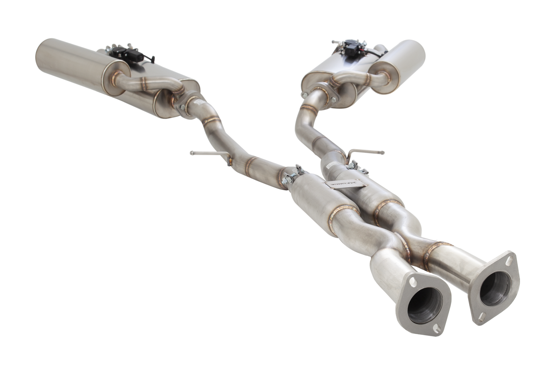 2.5" Cat-Back System with Varex Mufflers, 304 Stainless Steel - ES-KS17-VMKCBS