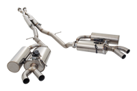 2.5" Cat-Back System with Varex Mufflers, 304 Stainless Steel - ES-KS17-VMKCBS