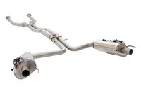 2.5" Cat-Back System with Varex Mufflers, 304 Stainless Steel - ES-LISFVMK-CBS