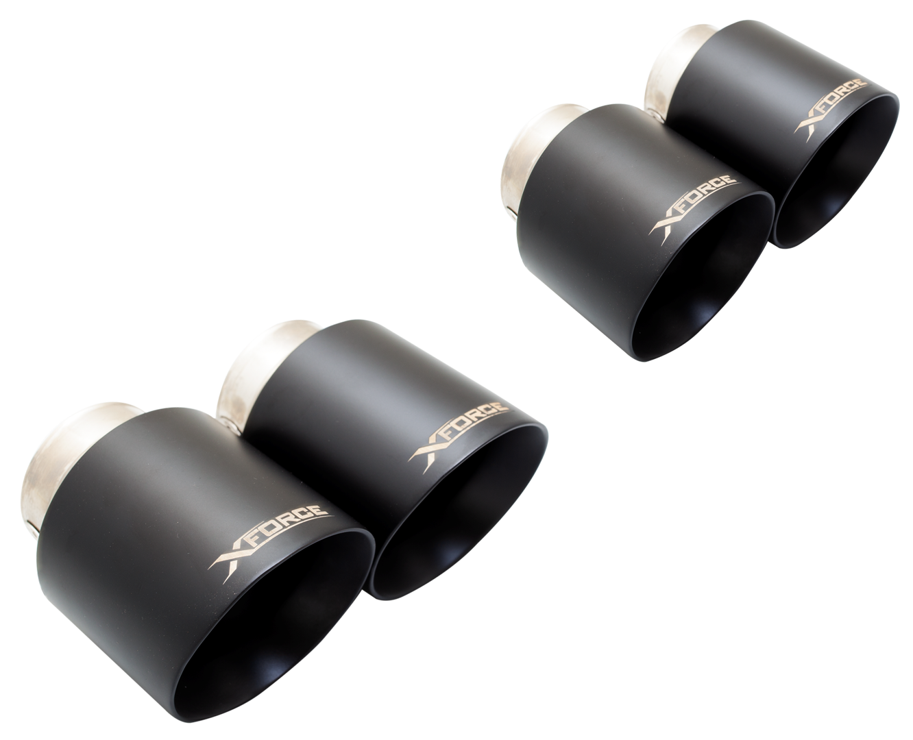 4" Matt Black Tips - ESBMG80BLKTIP