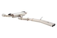 Twin 2.5" to 3" Cat-Back System with Varex Muffler, 304 Stainless Steel - ESRS317SVKCS