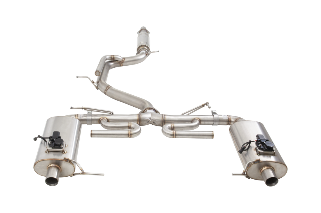 3" Cat-Back System with Varex Mufflers, 304 Stainless Steel - ESSOR21VKCS
