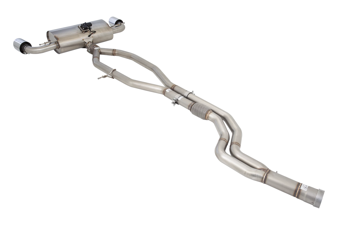 2.5" Cat-Back System with Varex Muffler, 304 Stainless Steel - ESTS20VKCS