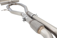 2.5" Cat-Back System with Varex Muffler, 304 Stainless Steel - ESTS20VKCS