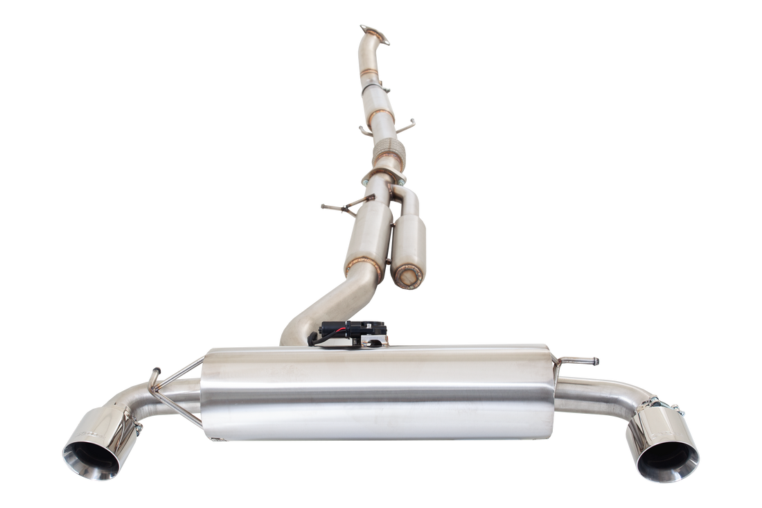 3" Cat-Back System with Varex Muffler, 304 Stainless Steel - ESTY21VKCS
