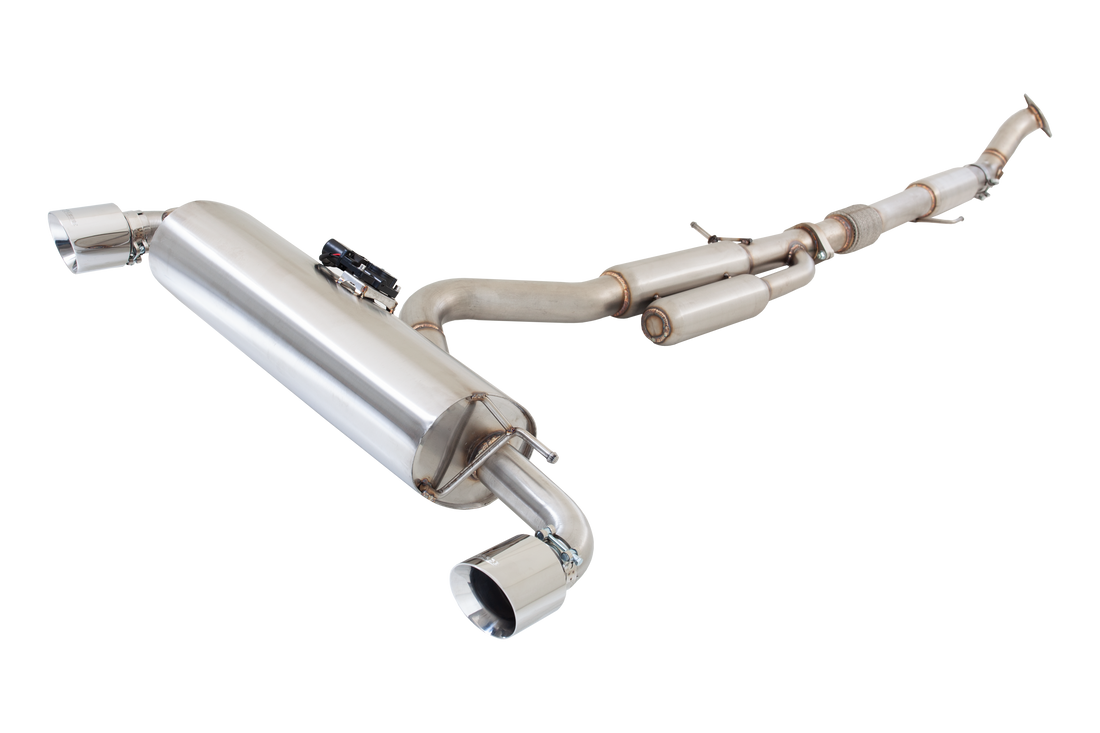 3" Cat-Back System with Varex Muffler, 304 Stainless Steel - ESTY21VKCS
