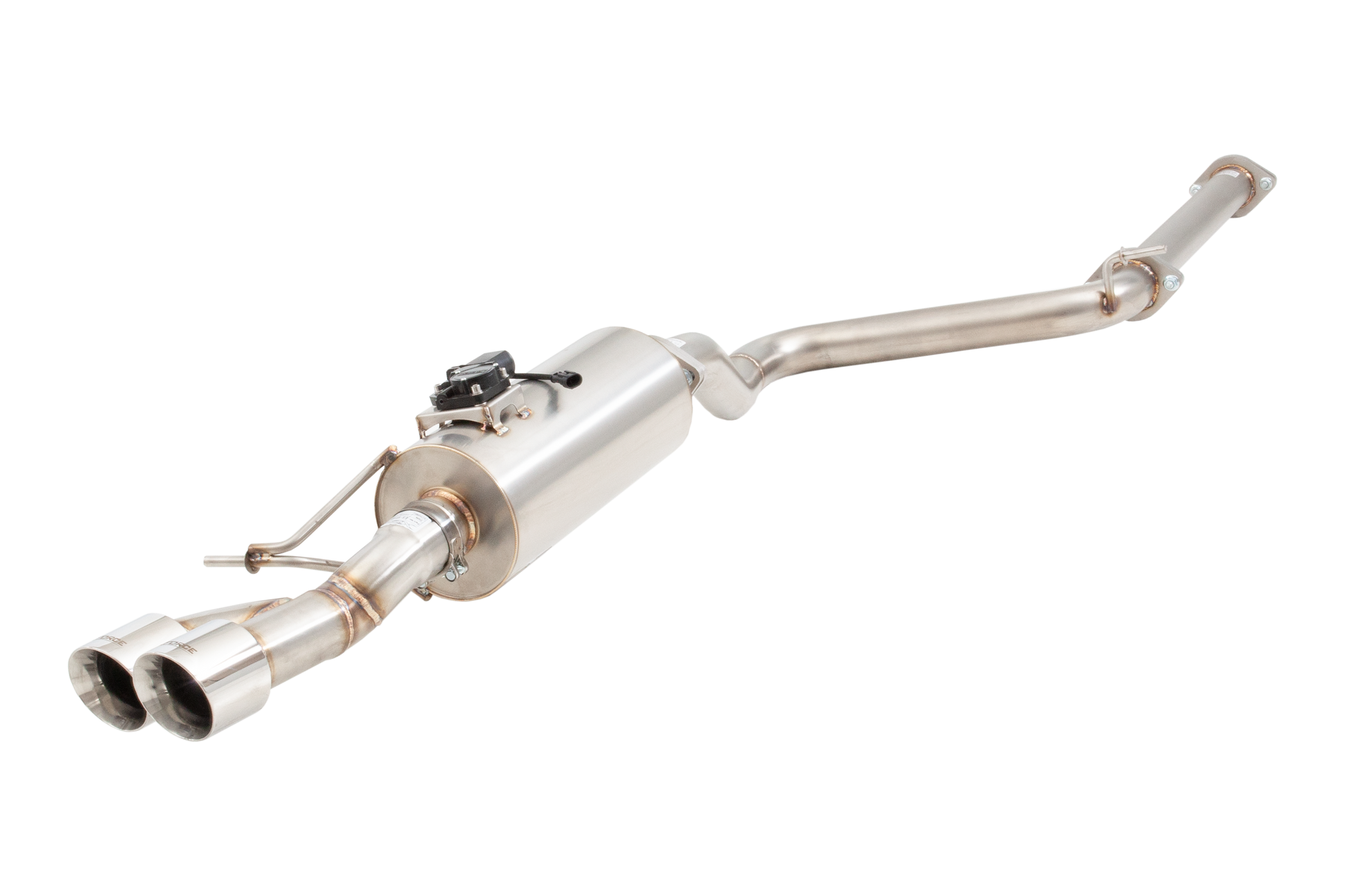 2.5" Cat-Back System with Varex Muffler, 304 Stainless Steel - ESVP18VKCS