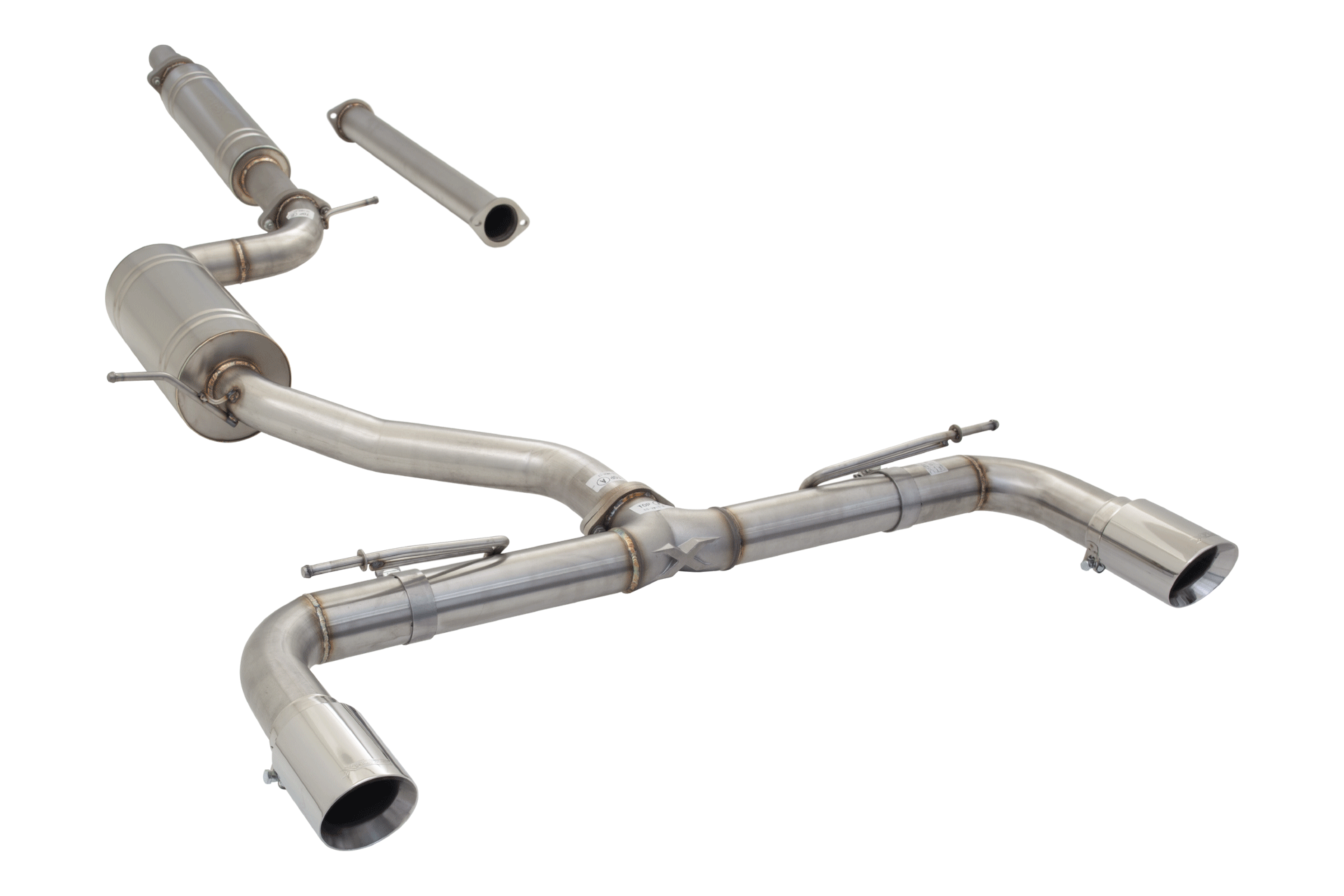 3" Cat-Back System, 304 Stainless Steel - ESVW10CS