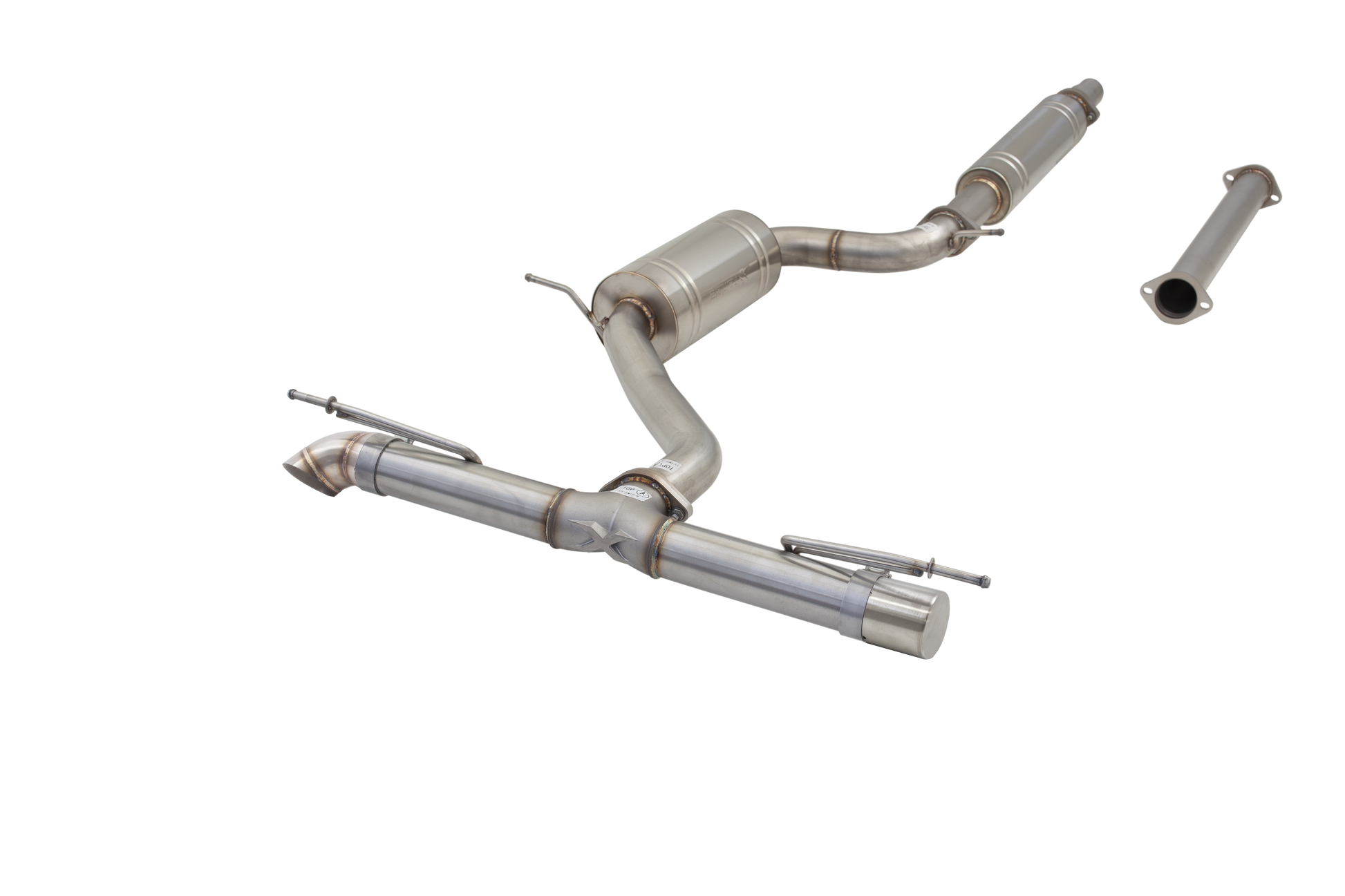 3" Cat-Back System with Varex Muffler, 304 Stainless Steel - ESVW01VKCS