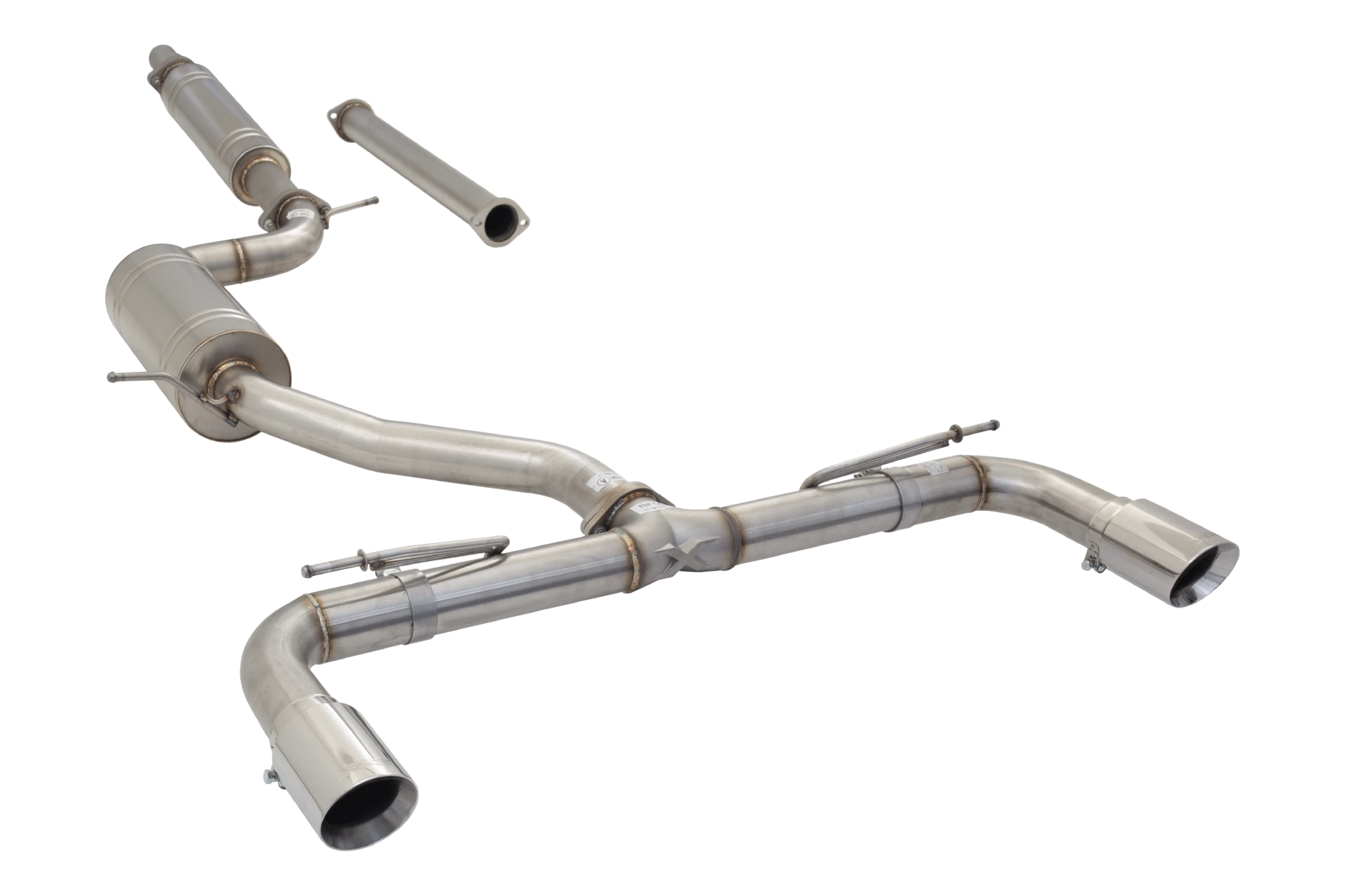 3" Cat-Back System with Varex Muffler, 304 Stainless Steel - ESVW10VKCS