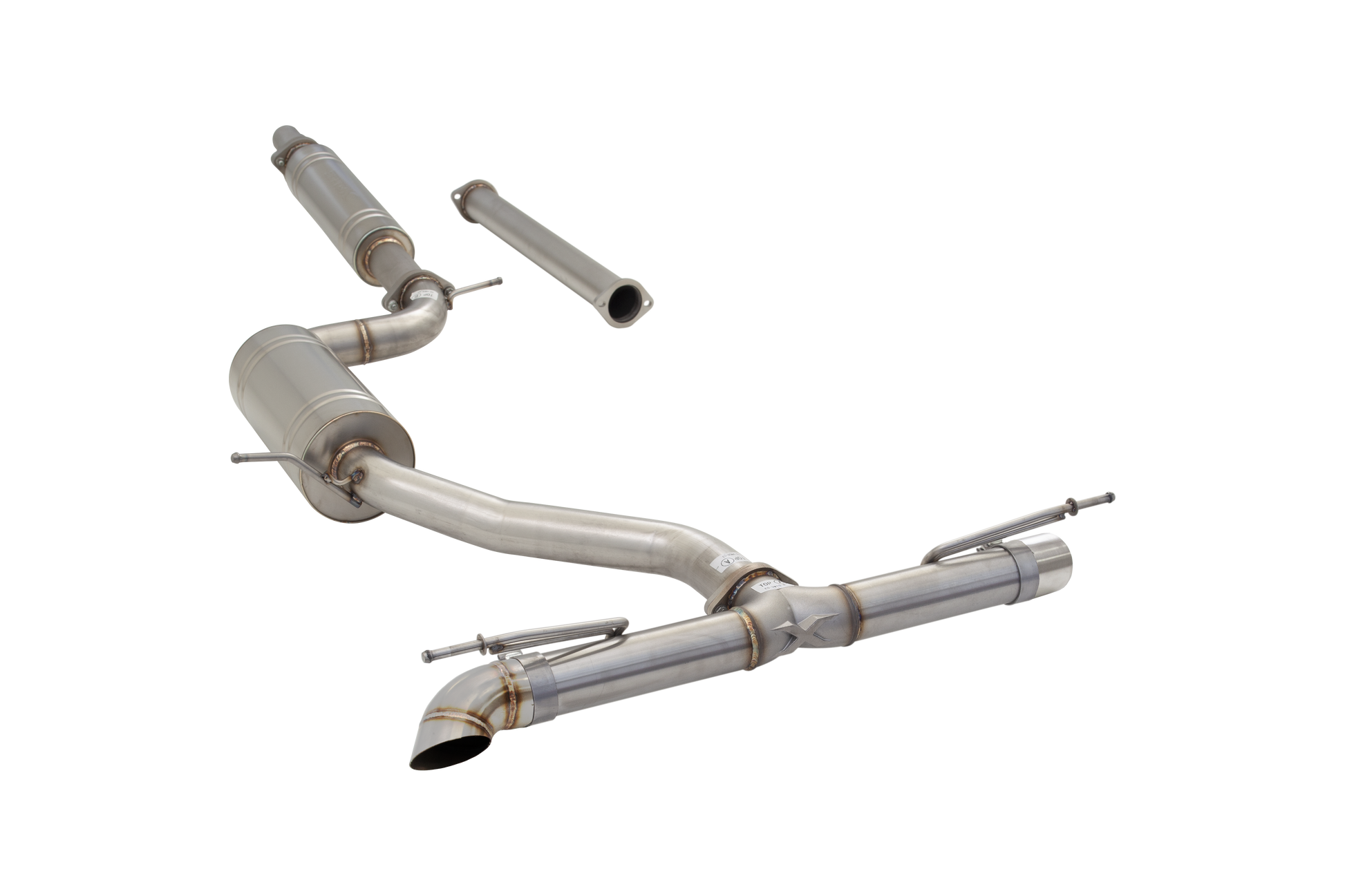 3" Cat-Back System with Varex Muffler, 304 Stainless Steel - ESVW01VKCS