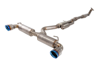 3" Cat-Back System, Titanium with Burnt Blue Tips - ETTY21BCS