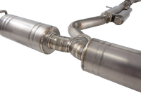 3" Cat-Back System, Titanium with Burnt Blue Tips - ETTY21BCS