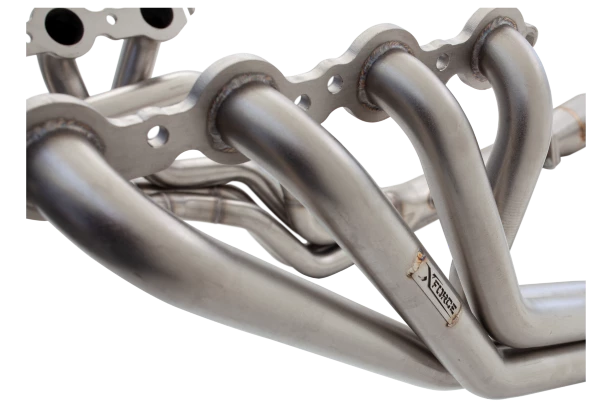1″5/8 primary size 4 into 1 header with High-Flow Catalytic Converters, 304 Stainless Steel (for track and off road use only) - H2-HV12B-KIT