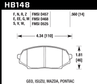 Hawk Brake Pad - HPS 5.0 - HB148B.560