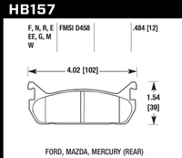Hawk Brake Pad - HPS 5.0 - HB157B.484