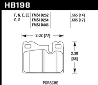 Hawk Brake Pad - HPS 5.0 - HB198B.685