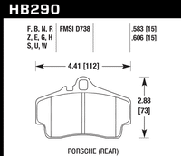 Hawk Brake Pad - HPS 5.0 - HB290B.606