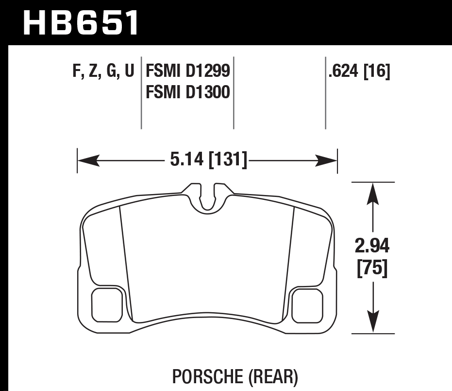 Hawk Brake Pad - HPS 5.0 - HB651B.624