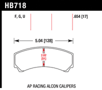 Hawk Brake Pad - ER-1 - HB718D.654