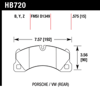 Hawk Brake Pad - HPS 5.0 - HB720B.575