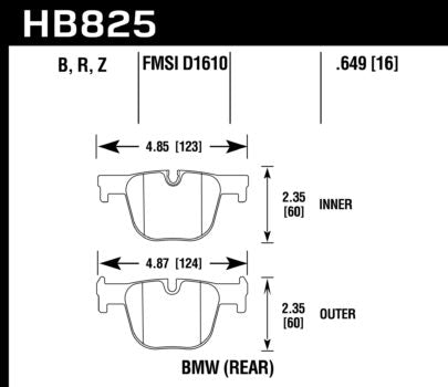 Hawk Brake Pad - HPS 5.0 - HB825B.649