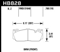 Hawk Brake Pad - HPS 5.0 - HB828B.760