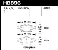 Brake Pad - DTC-30 - HB896W.568