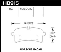 Hawk Brake Pad - HPS 5.0 - HB915B.664
