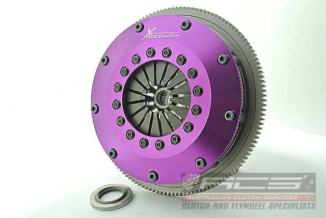 Xtreme Performance - 200mm Rigid Ceramic Twin Plate Clutch Kit Incl Flywheel 1200Nm - KAU20521-2E