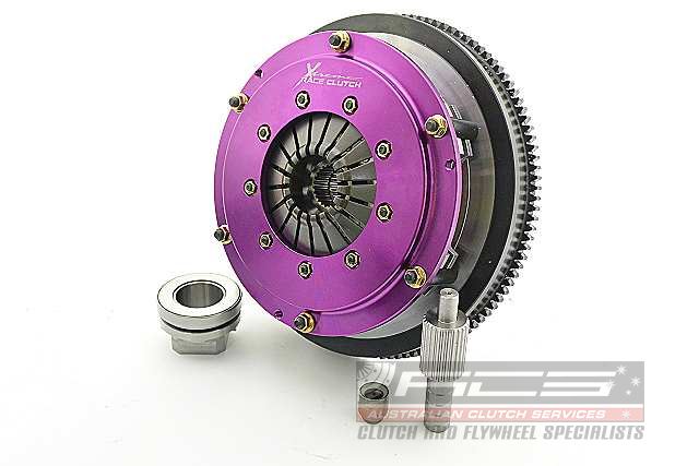 Xtreme Performance - 200mm Sprung Ceramic Twin Plate Clutch Kit Incl Flywheel 1200Nm - KBM20525-2B