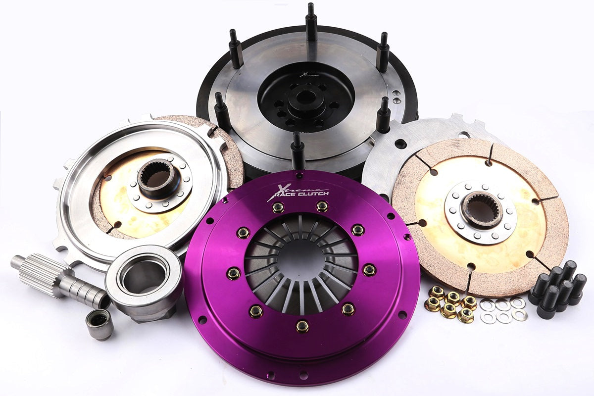 Xtreme Performance - 200mm Rigid Ceramic Twin Plate Clutch Kit Incl Flywheel 1200Nm - KBM20525-2E
