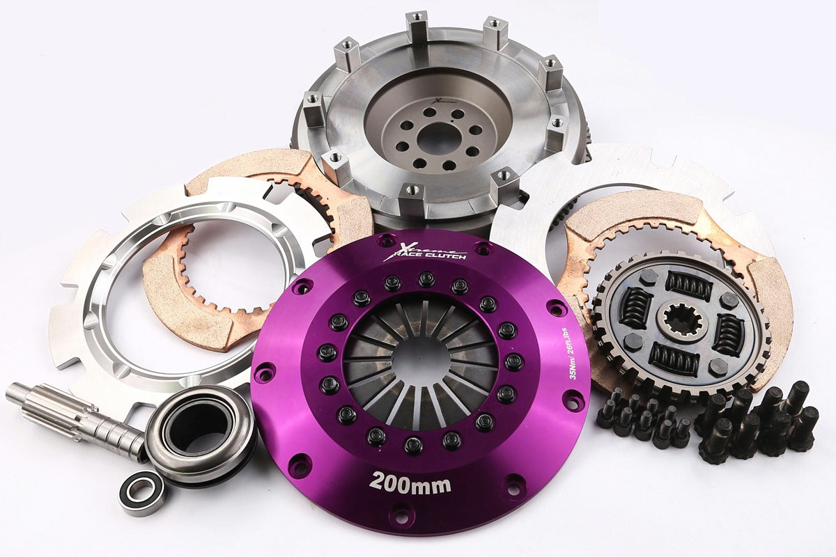 Xtreme Performance - 200mm Sprung Ceramic Twin Plate Clutch Kit Incl Flywheel 1200Nm - KBM20530-2B
