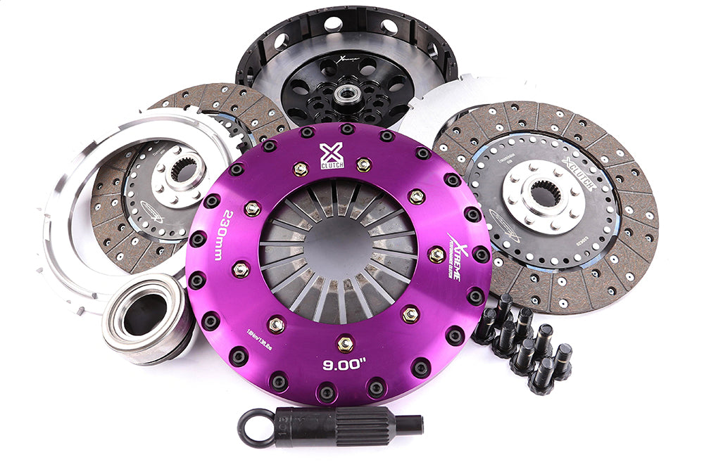 Xtreme Performance - 230mm Organic Twin Plate Clutch Kit Incl Flywheel 1200Nm - KBM23554-2G