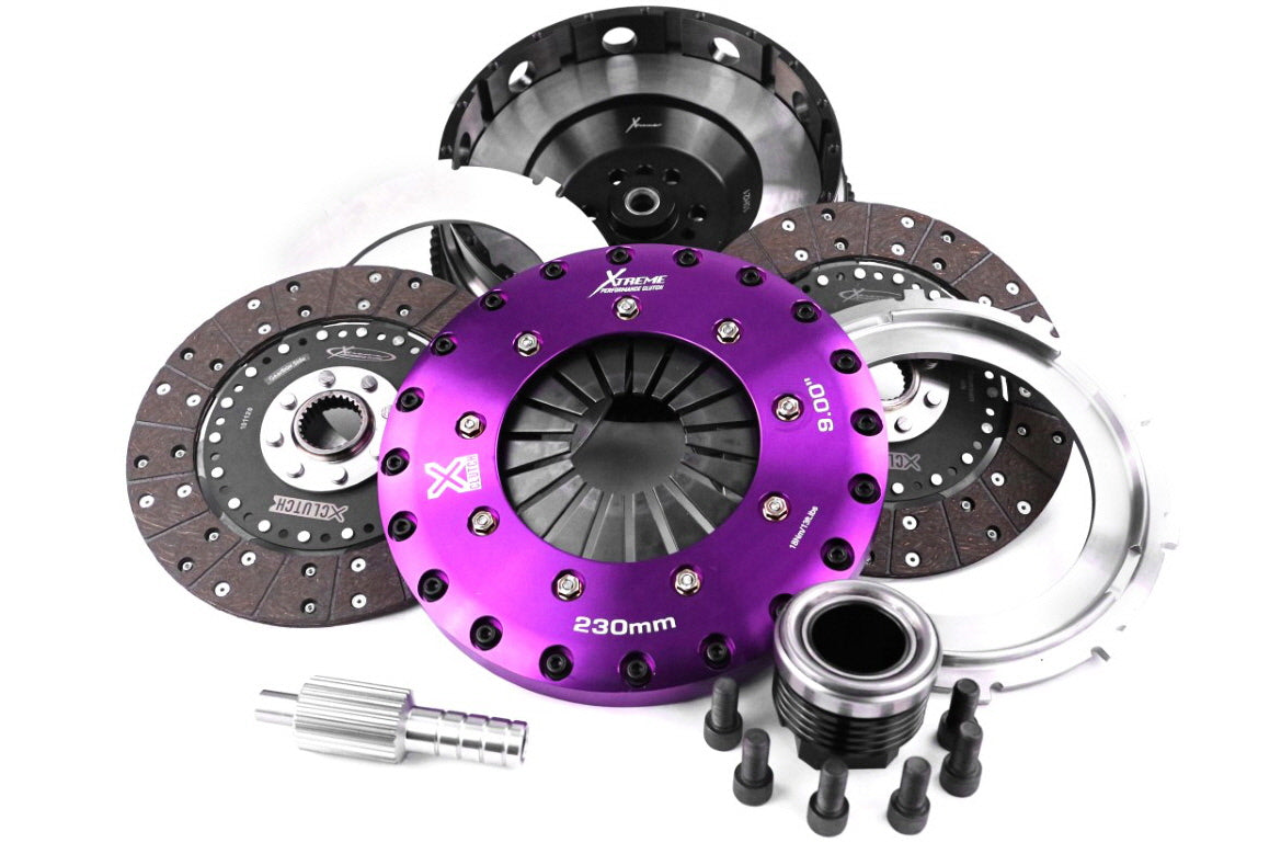 Xtreme Performance - 230mm Organic Twin Plate Clutch Kit Incl Flywheel 1200Nm - KBM23560-2G