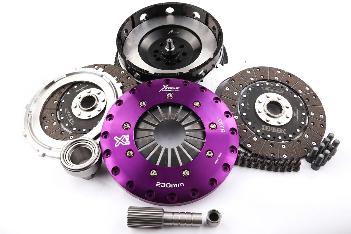 Xtreme Performance - 230mm Organic Twin Plate Clutch Kit Incl Flywheel 1200Nm - KBM23595-2G