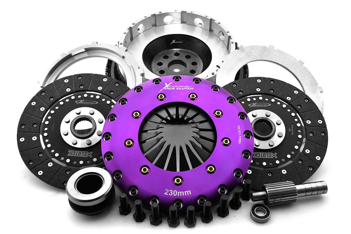 Xtreme Performance - Conversion Clutch Kit Inc SMF - 230mm Twin Solid Organic - KBM23599-2G