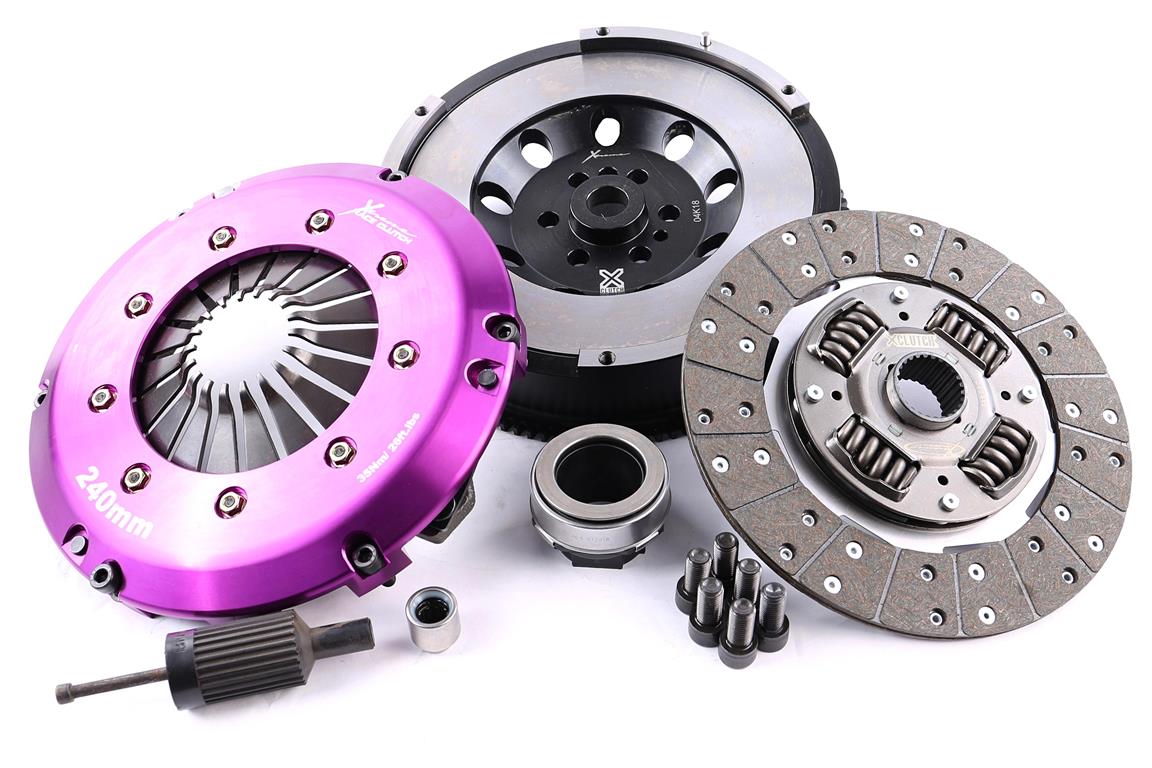 Clutch Kit - Xtreme Performance Heavy Duty Organic Incl Flywheel 600Nm  Conversion kit Dual-mass to solid flywheel - KBM24566-1A