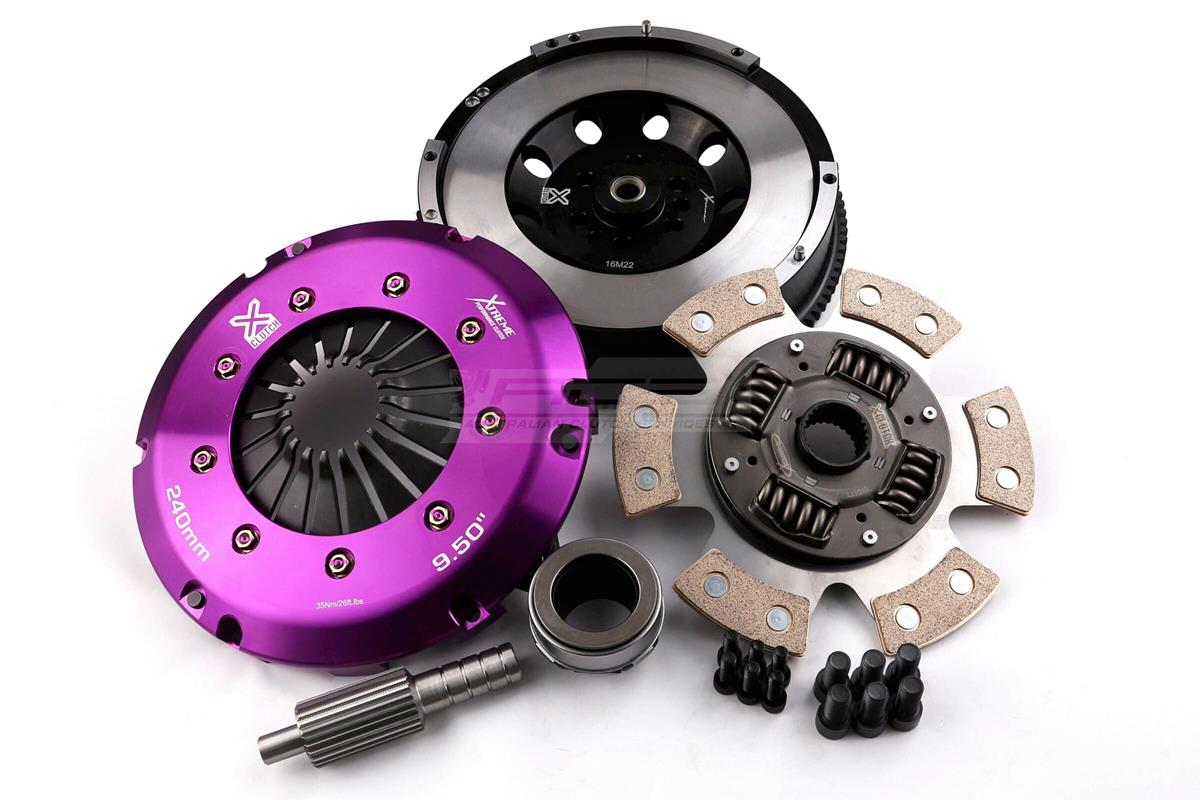 Clutch Kit - Xtreme Performance Race Sprung Ceramic Incl Flywheel 910Nm - KBM24566-1R