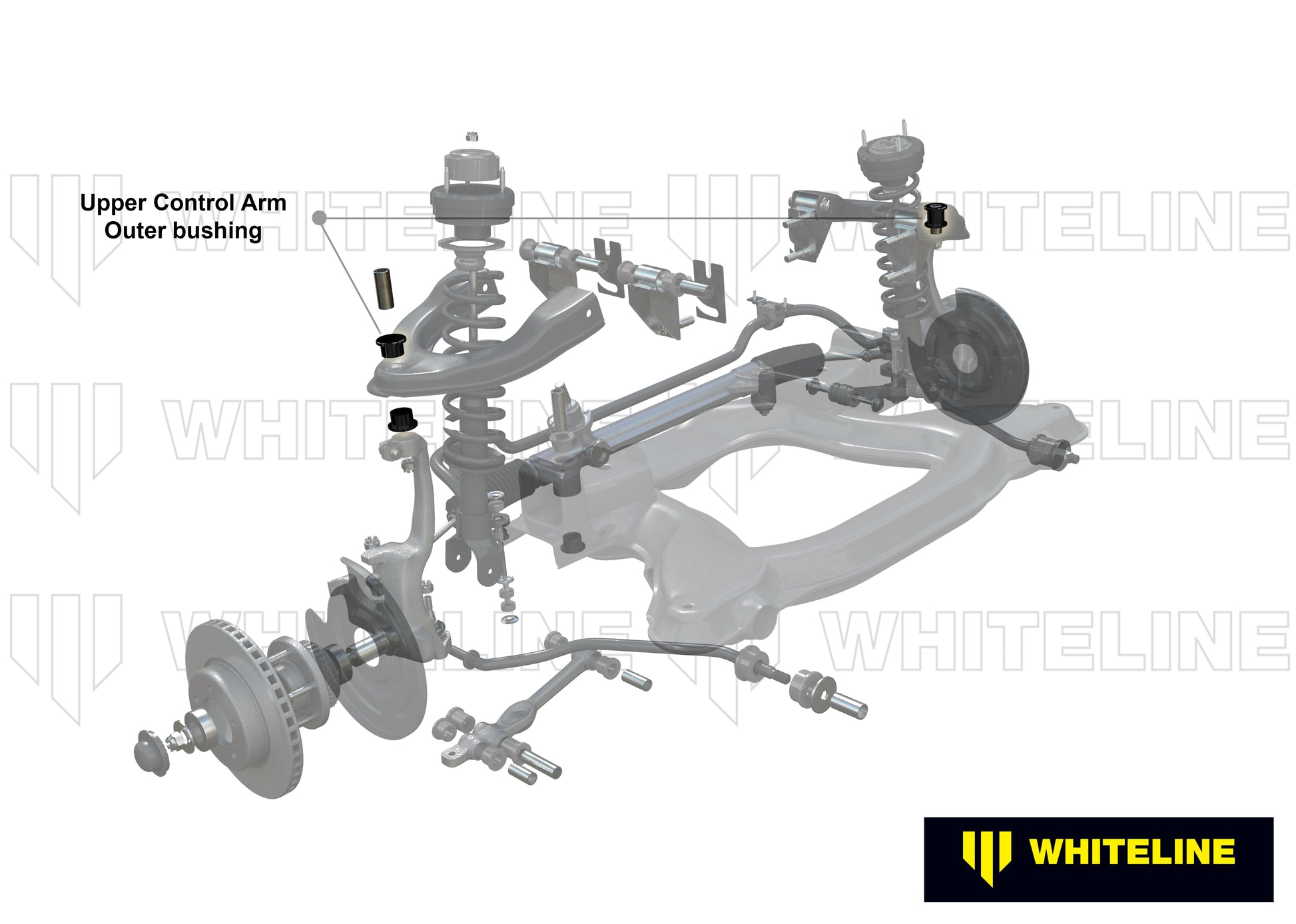 Control Arm Upper - Outer Bushing Kit-Double Offset - KCA348