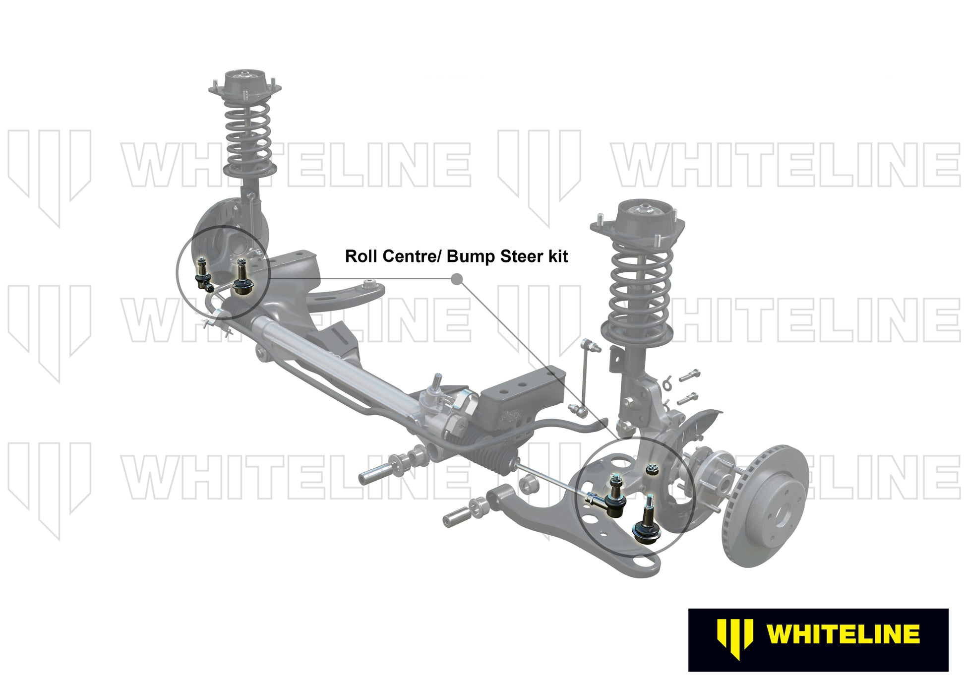 Roll Centre/Bump Steer - Correction Kit - KCA435