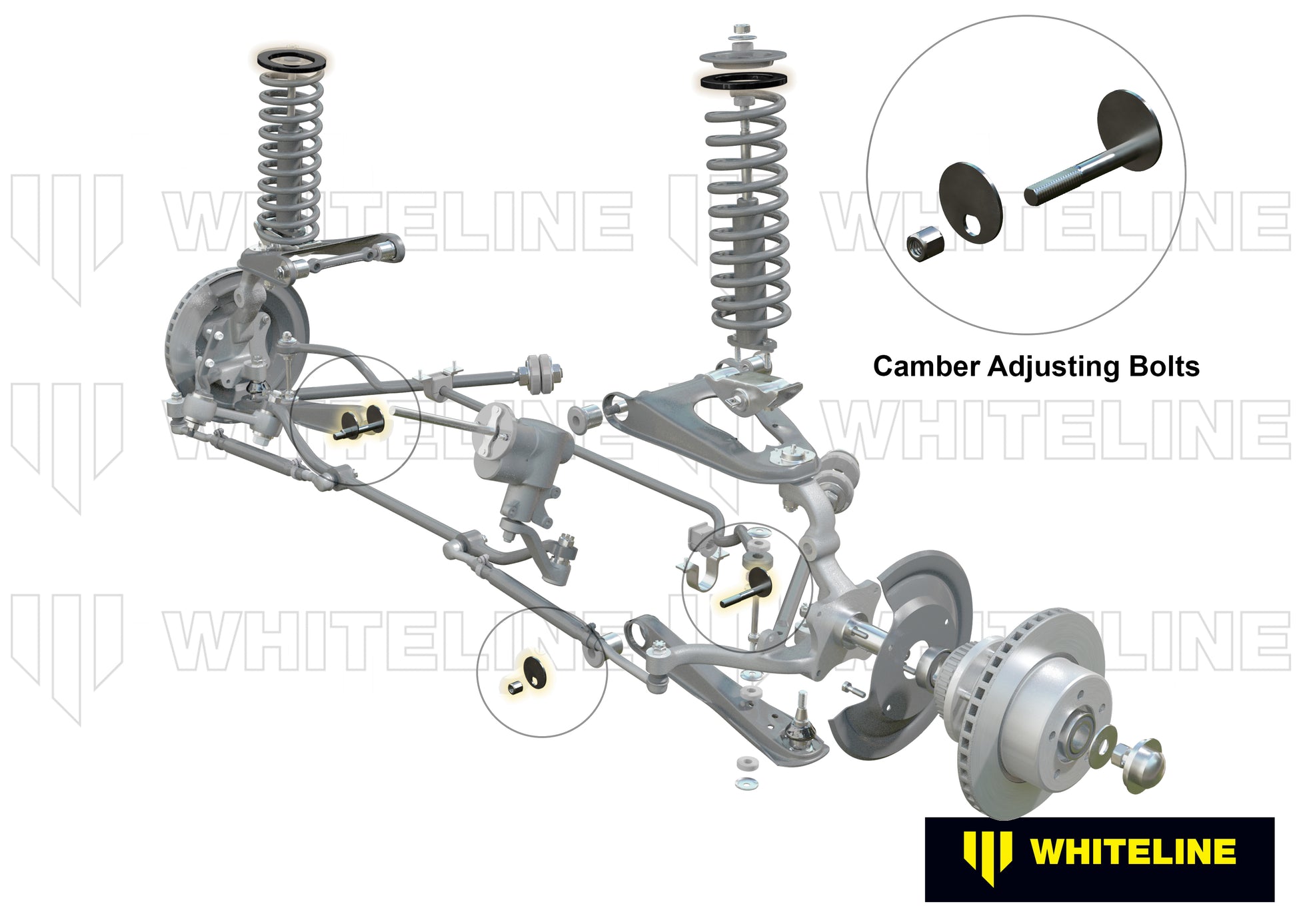 Control Arm Lower - Inner Camber Bolt Kit - KCA448