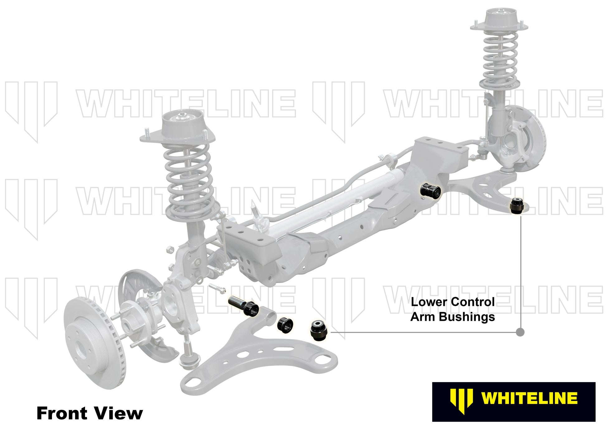 Control Arm Lower - Inner Bushing Kit-Double Offset - KCA479