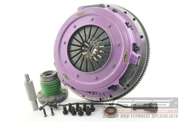 Xtreme Performance - 270mm Organic Twin Plate Clutch Kit Incl Flywheel & CSC 1300Nm - KCR27632-2G
